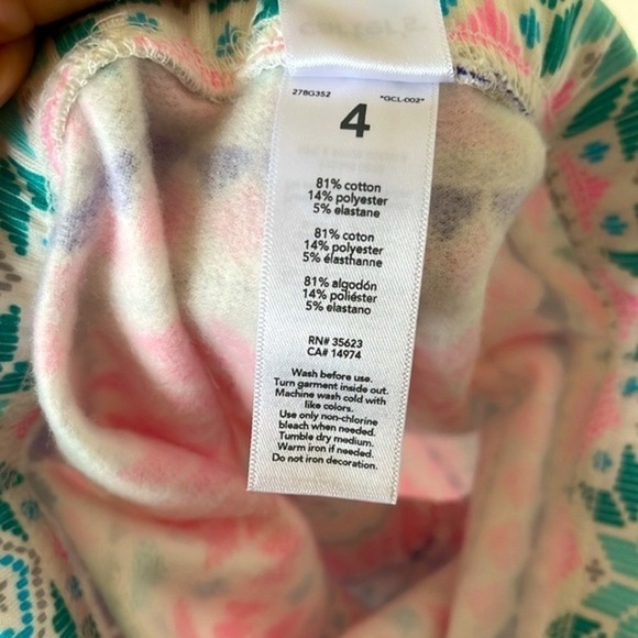 Brand New Carter’s Colorful Snowflakes Hearts Winter Cozy Lining Leggings - Picture 11 of 13